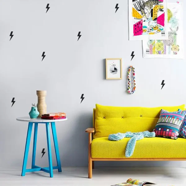 Super Lightning Decorative Stickers Wall Sticker For Kids Room Baby Boy Room Wall Decal Stickers Nursery Bedroom Home Decor - Image 4