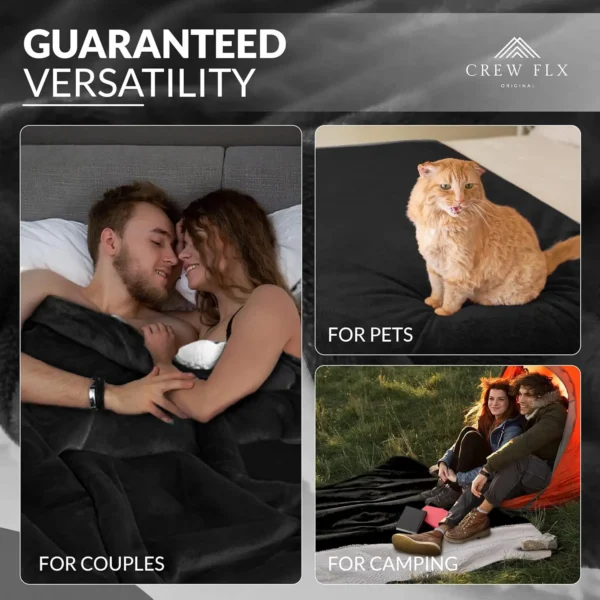 Waterproof Blanket for Bed Intimacy, 3 Layer Lightweight and Stain Proof Couples Blanket Waterproof & Dogs, Love Blanket Waterpr - Image 4