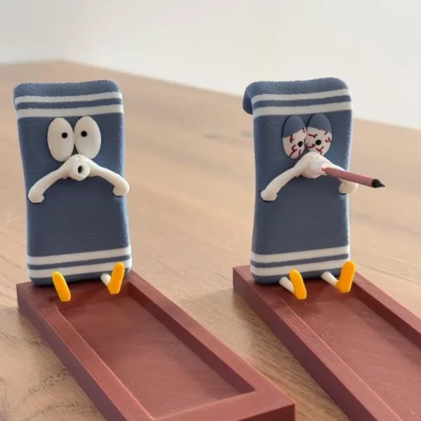 Funny Towelie Shaped Incense Stick Holder Burner Ash Catcher Ornament For Yoga Home Living Room Office Decor