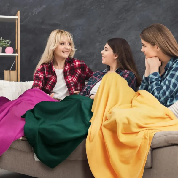 24 Packs Fleece Throw Blanket Soft Warm Lightweight Fleece Blanket Cozy Throw Bulk for Bed Couch Sofa Home Office Wedding Gifts - Image 6