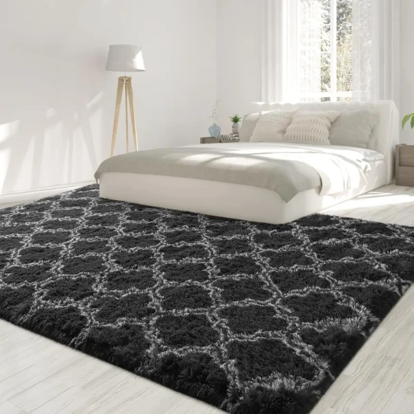 Large Shag Area Rugs for Bedroom Super Soft Plush Fluffy Carpets Living Room Rug Non-Slip Indoor Floor Rug for Kids Nursery Girl - Image 2