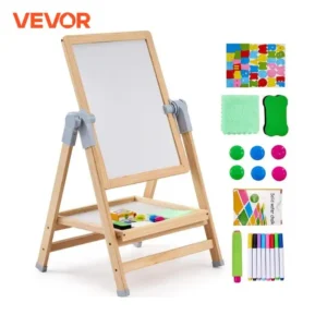 VEVOR Standing Magnetic Drawing Board WordPad Art Easel with Painting Accessories Children Educational Toys for Kids Boy Girl