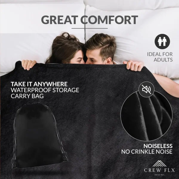 Waterproof Blanket for Bed Intimacy, 3 Layer Lightweight and Stain Proof Couples Blanket Waterproof & Dogs, Love Blanket Waterpr - Image 6