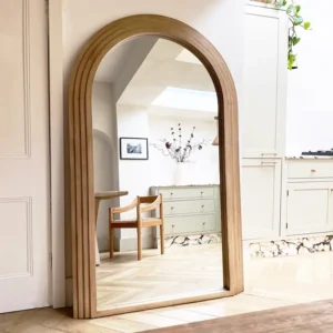 Nordic Vintage Mirror Vintage Full Body Design Standing Frame Mirror Dressing Light Luxury Spiegel Wand Living Room Decorations
