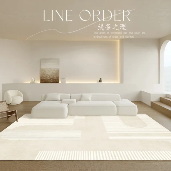 Japanese Minimalist Living Room Decoration Plush Carpet Soft Rugs for Bedroom Lounge Rug Non-slip Fluffy Mat Large Area Carpets - Image 3