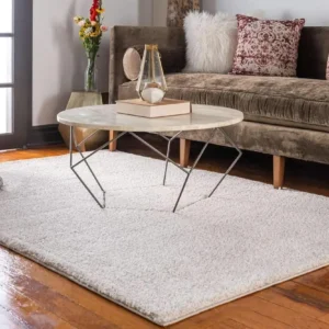 Solo Collection Area Rug – Calabasas (10′ x 13′ Rectangle, Ivory)