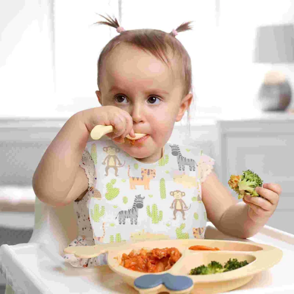 20pcs Disposable Waterproof Bib Adjustable Tape Dining Bibs for Baby Newborn Infant (Random Pattern) - Image 4