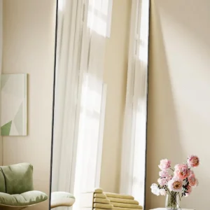 Full Length Mirror, 71″x26″ Standing Hanging or Leaning Against Wall Floor Mirrors Body Dressing Wall-Mounted for Living Room,