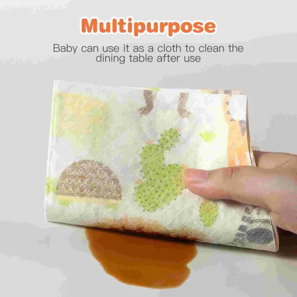20pcs Disposable Waterproof Bib Adjustable Tape Dining Bibs for Baby Newborn Infant (Random Pattern) - Image 5