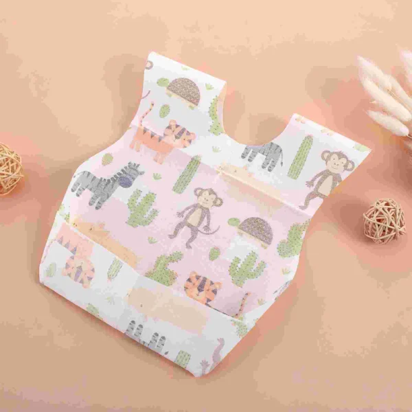 20pcs Disposable Waterproof Bib Adjustable Tape Dining Bibs for Baby Newborn Infant (Random Pattern) - Image 6