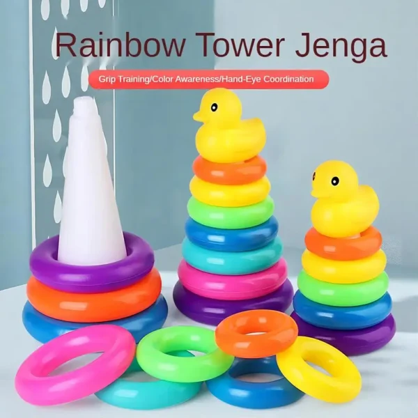 Montessori Baby Toy Rolling Ball Tower Montessori Educational Games For Babies Stacking Track Baby Development Toys 1 2 3 Years - Image 4