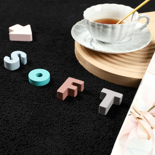 Black Rugs Living Room Carpet Nonslip Bedside Rugs Large Soft Floor Rug Children Game Mat Rectangular Home Decoratio - Image 3
