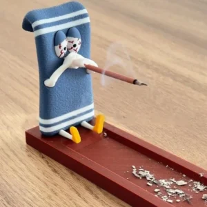 Funny Towelie Shaped Incense Stick Holder Burner Ash Catcher Ornament For Yoga Home Living Room Office Decor