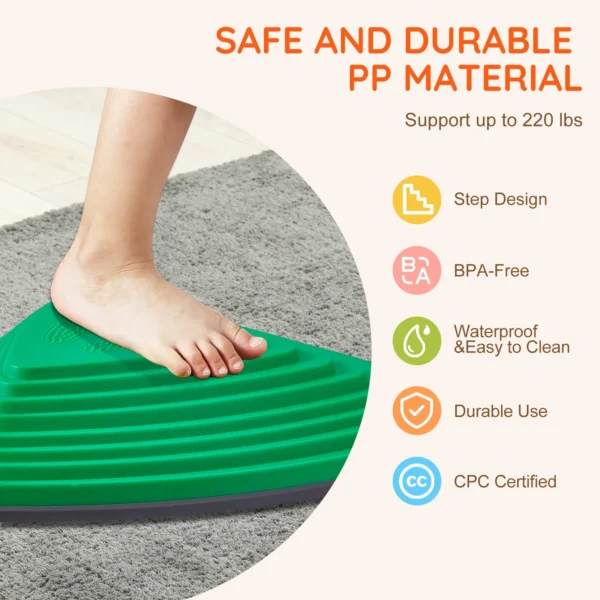 VEVOR 12 PCS Balance Stepping Stones Obstacle Course Game Toys Toddlers Sensory Stepping Stones for Kids Indoor or Outdoor Play - Image 5