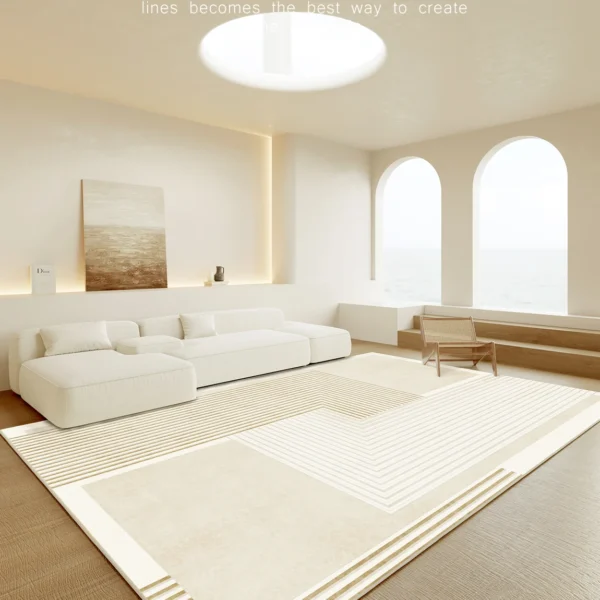 Japanese Minimalist Living Room Decoration Plush Carpet Soft Rugs for Bedroom Lounge Rug Non-slip Fluffy Mat Large Area Carpets - Image 2