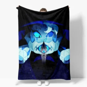 Shadow Milk Cookie Flannel Blankets Cartoon Run Kingdom Children’s Throw Blanket Soft Home Sofa Kids Birthday Gifts 200x150cm